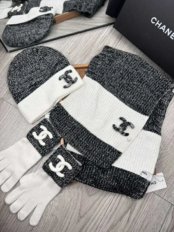 chanel hat and echapres and glove set s_126a1042